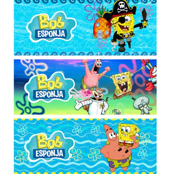 Pack 12 Diseños de Bob Esponja para Tazas - Imagen 2