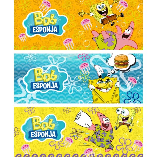 Pack 12 Diseños de Bob Esponja para Tazas - Imagen 3